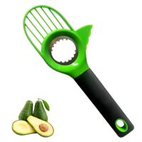 Avocado Slicer 3 In 1 with Silicon Grip Handle Avocado Shea Corer Splitter Pitter Cutter Pit Remover Multifunctional Fruit Knife