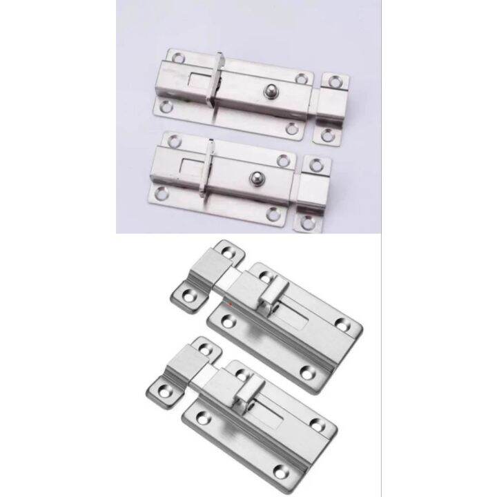 Automatic Safety Sliding Bolt Latches Sliding Door lock Stainless Steel ...