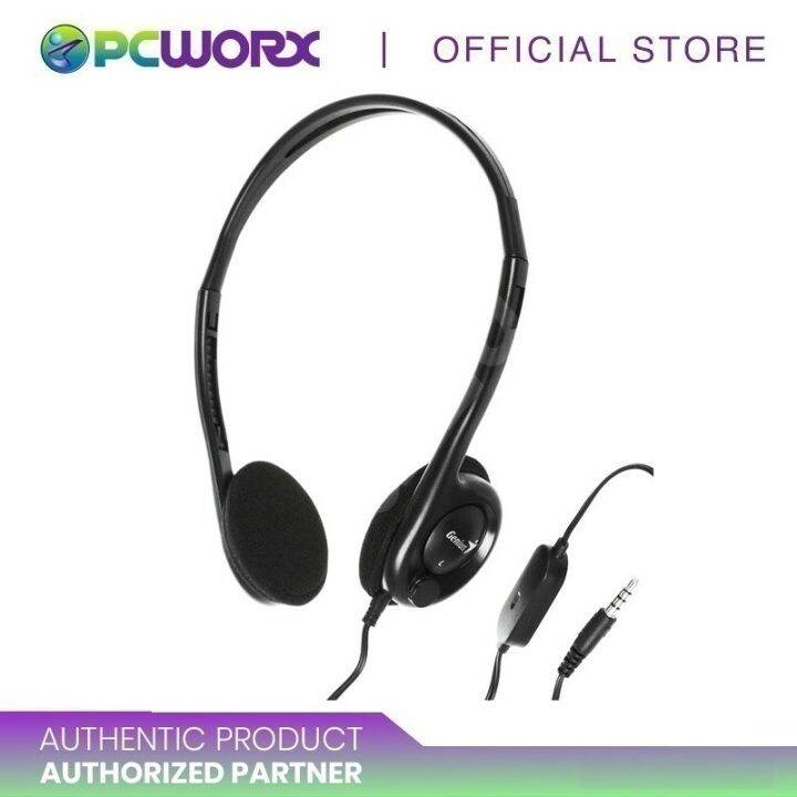 Music Headphones ☆Genius HSM200C Headset Single Jack Lazada PH
