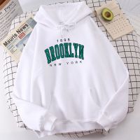 1898 Brooklyn New York Print Hoodies Male Funny Fleece Sweatshirt Novelty Shoulder Drop Clothing Harajuku Spiritual Hoodie Men