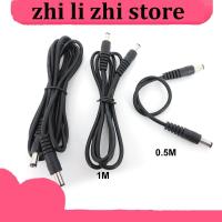 zhilizhi Store 12V DC Male To Male plug Power supply Connector Extension cable Plug 5.5 x 2.1mm CCTV camera Adapter Cords 0.5m/1M/2M