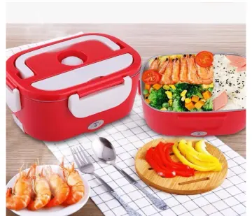 1L Electric Heating Lunch Box Food Warmer Portable Food Heater for Car  & Home US