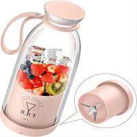 Portable USB juicer Fresh Juice Bottle Blender Plus 500ml  Wireless  Fruit Mixers 6 Blades 2400mAh Food Milkshake Ice Crush Cup Decanters