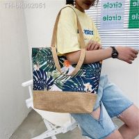 ▩✧卍 Fashion Folding Women Big Size Handbag Tote Ladies Casual Flower Printing Canvas Graffiti Shoulder Bag Beach Bolsa Feminina