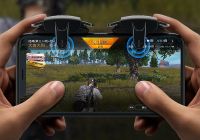 จอยเกมส์มือถือ จอยสำหรับมือถือ จอยเกม pubg  fifire ตัวกดรับงาน Line Man  ของแท้มีประกัน