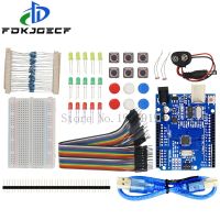 【YD】 Starter kit 13 1 new mini Breadboard jumper wire button for arduino Compatile with UNO R3