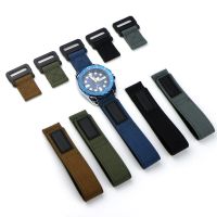 Ribbed Watchband 20mm 22mm Velcro Watch Strap Quality Nylon Wristband Belt Accessories for Military Watchby Hs2023