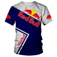 New Fashion Redbull Racing Mens T-shirt Hip Hop Street Wear Casual Moto Racing Mens Short Sleeve