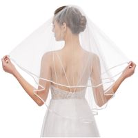 Bridal Veil Womens Simple Tulle Short Bachelorette Party Wedding Veil With Comb for Wedding Hen Party 2023 Hair Accessories