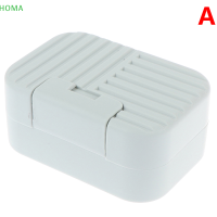 ?【Lowest price】HOMA 1PC แบบพกพากันน้ำสบู่จานห้องน้ำที่ใส่สบู่ Travel SOAP BOX