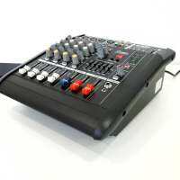 Power Mixer 4 Channels A-ONE PMX402D-USB เพาเวอร์มิกเซอร์ 500W มี Bluetooth สีดำ