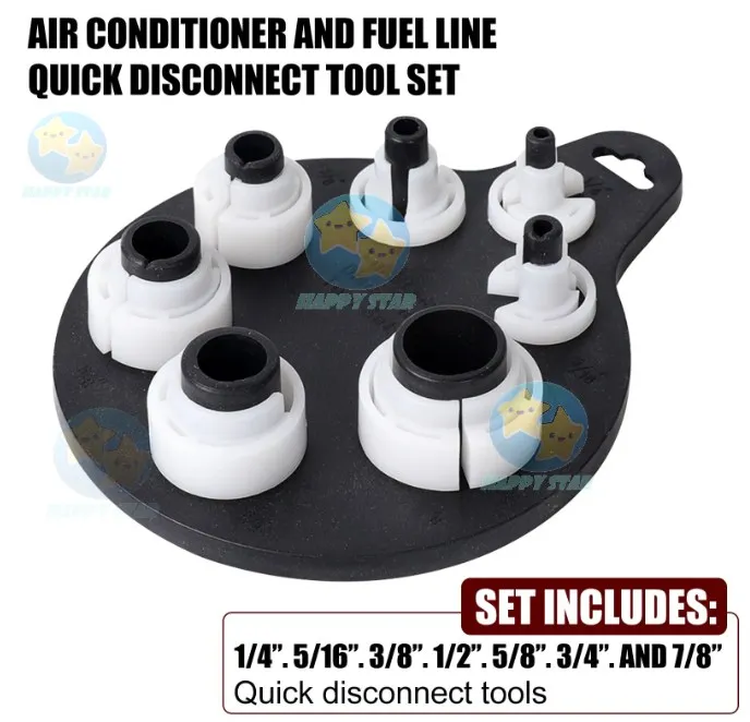 7Pcs Auto Car Air Conditioning Pipe Repairing Tools Oil Fuel Lines Quick  Disconnect Ducts Removal PAIP