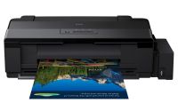 Epson L1300 เครื่องพิมพ์อิงค์เจ็ท ระบบแท็งค์หมึกแท้ รองรับงานพิมพ์ขนาด A3+ พร้อมหมึกใช้งาน 1 ชุด (สีดำ 2 ขวด และสีฟ้า, ม่วงแดง, เหลือง อย่างละ 1 ขวด)