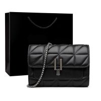 ZZOOI Luxury Designer Bags Women Leather Chain Crossbody Bags For Women Handbags Shoulder Bags Messenger Female Za Clutch
