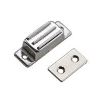 Strong Magnetic Cabinet Door Suction 304 Stainless Steel Wardrobe Furniture Anti-Theft Buckle Lock Door Hardware Locks