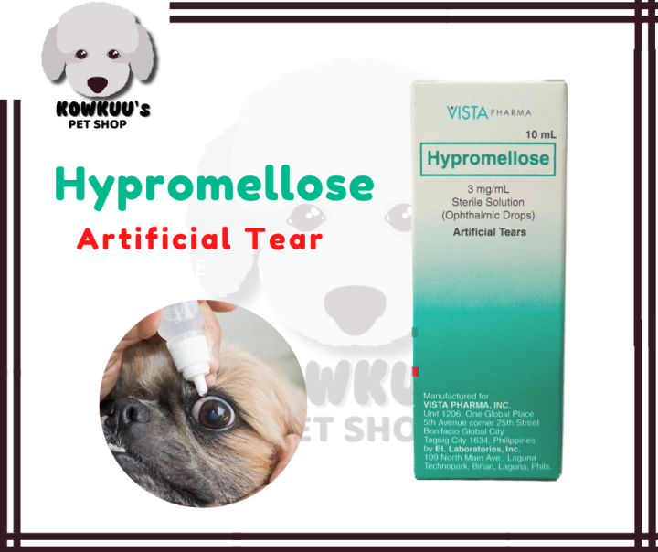 Hypromellose eye drops for dogs and cats Artificial Tear for dry eyes