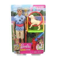 สินค้าขายดี!!! ของเล่น ตุ๊กตา ผู้ชาย เคน ฝึกสุนัข บาร์บี้ Barbie Ken Dog Trainer Playset ของแท้ ของเล่น โมเดล โมเดลรถ ของเล่น ของขวัญ ของสะสม รถ หุ่นยนต์ ตุ๊กตา โมเดลนักฟุตบอล ฟิกเกอร์ Model