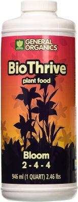 General Hydroponics General Organics BioThrive Bloom, Quart Bloom 1 quart