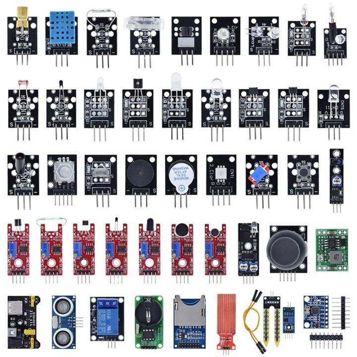 [TUO]For Arduino 45 Kinds of Sensors Digital Temperature Humidity RGB ...