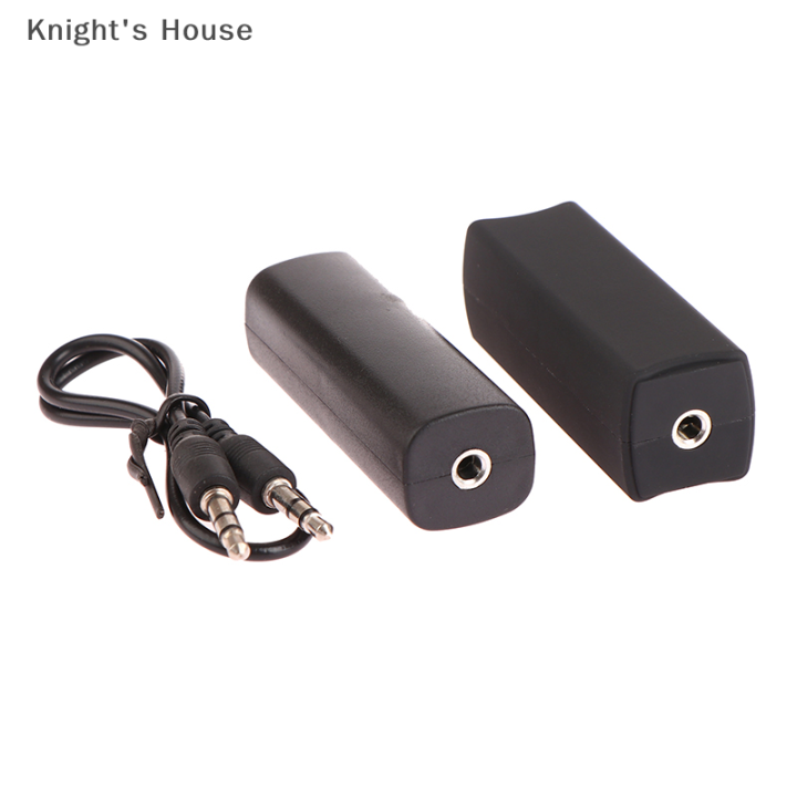 knights-house-อุปกรณ์แยกเสียงรบกวนแบบกราวด์ตัวแยกสัญญาณรบกวนสำหรับรถยนต์ระบบเสียงสเตอริโอสายลำโพง3-5มม-ตัวกรองสัญญาณรบกวน-aux