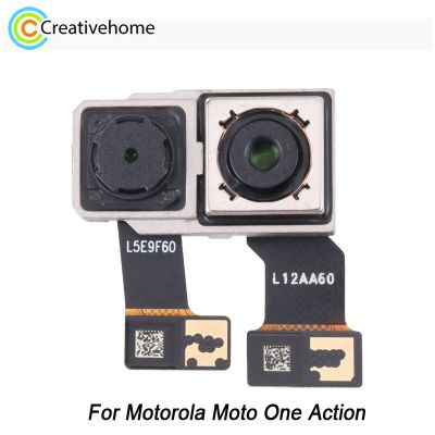 กล้องด้านหลังหลักของแท้สำหรับ Motorola Moto หนึ่งกล้องมองหลังแอคชั่นซ่อมแซมอะไหล่