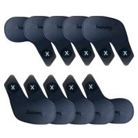 Golf Iron Head Covers 10Pcs/Set Golf Headcover Iron Covers Golf Iron Waterproof PU Cover Protector Universal Golfers And Golf