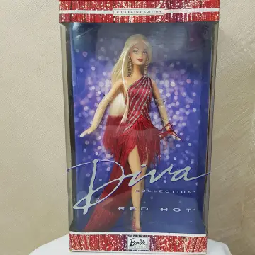 BONEKA BARBIE DIVA COLLECTION RED HOT COLLECTOR EDITION (2002