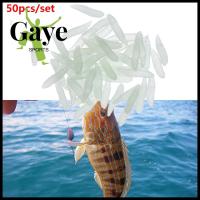 GS 50Pcs มาก ซิลิคอน เหมือนจริง ความเหนียวดีเยี่ยม Road Asia เหยื่อ Bionics Soft Lures เหยื่อตกปลาหนอน Maggots Shape Tackle