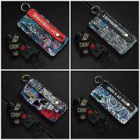 New Durable Phone Case For Infinix X652/S5/S5 Lite/Tecno Camon 12 Air/CC6 cover Graffiti Wrist Strap Dirt-resistant TPU