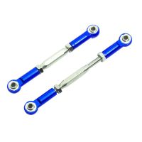 2Pcs Metal Adjustable Steering Linkage Servo Link Pull Rod for Slash 5807 HQ727 1/10 RC Car Upgraded Parts