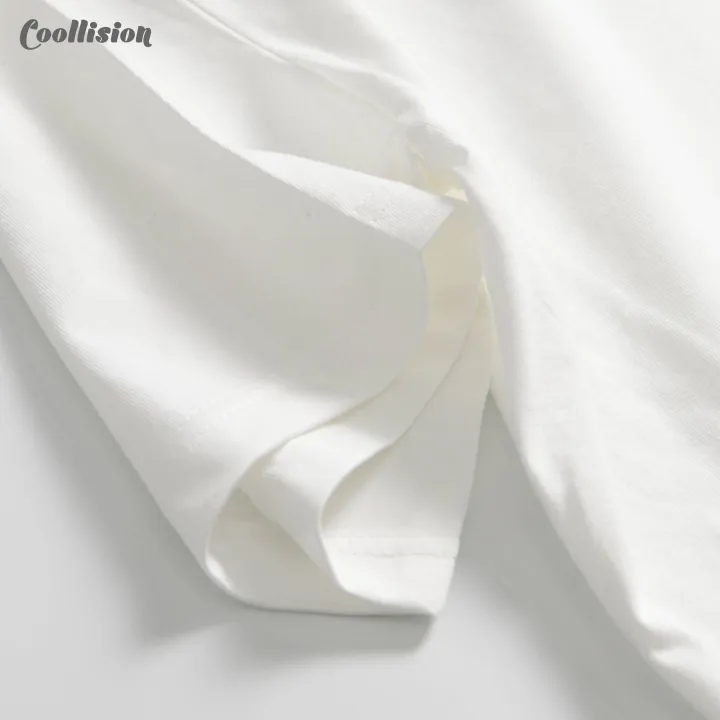 coollision-เสื้อยืดสีขาว-เสื้อเปล่าไม่หด-เสื้อสีพื้น-ผ้า-tc-เสื้อขาวไม่ย้วย-สินค้าเกรดคุณภาพ