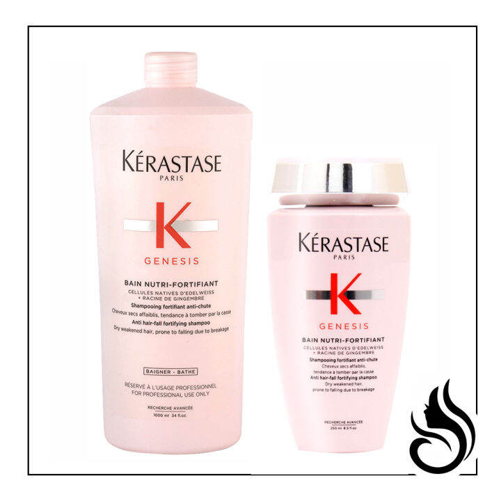 Kerastase Genesis Bain NutriFortifiant Shampoo (250ml/1000ml) Lazada