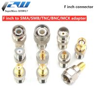 1 PCS Inch F Head to SMA/SMB/TNC/BNC/MCX JJ KK JK Male and Female Adapter F inch Adapter RF Coaxial Adapter SMA-J K to F-J K