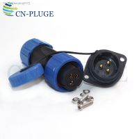 ♣ SP2110/S SP2113/P 3 pin Waterproof Aviation Wire ConnectorIndustrial Power Panel Mount Connector Male Socket Female Plug IP68