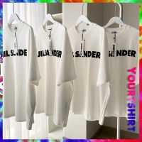 เสื้อยืดคุณภาพดี เสื้อยืดแขนสั้น ผ้าฝ้าย พิมพ์ลายตัวอักษร Jil Sander สไตล์ฮิปฮอป วินเทจ ขนาดใหญ่ พลัสไซซ์ สําหรับผู้ชายS-5XL