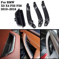 LHD Car Left Right Interior Door Handle Inner Drivers Seat Side Panel Handle Pull ABS Trim For BMW X3 X4 F25 F26 2010-2017