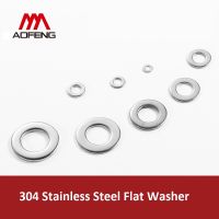 304 Stainless Steel Screw Washers of M1.6 M2 M2.5 M3 M4 M5 M6 M8 M10 M12 M14 M16 M18 M20 M22 M24 M27 M30 for Bolt Fasteners