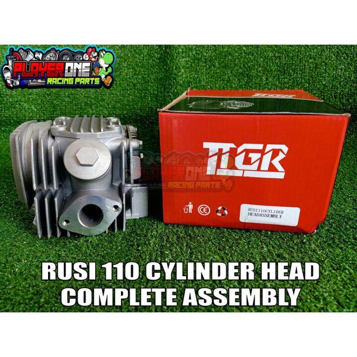 TTGR RUSI 110 STANDARD CYLINDER HEAD COMPLETE ASSEMBLY☬ | Lazada PH