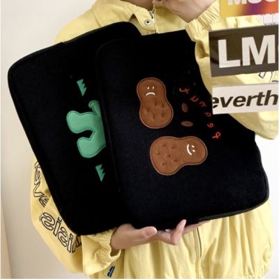 Korea Embroidered Laptop Bag Shockproof Case Tablet Bag 11 13 15inch