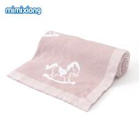 Baby Blankets Super Soft Newborn Swaddle Wrap Stroller Blanket 100 Cotton Knitted Infant Cartoon Sofa Crib Bed Childrens Quilts