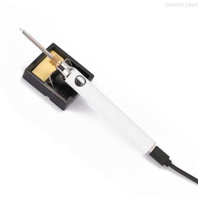 ชุด USB ไฟฟ้าพร้อมลวดบัดกรีเครื่องเชื่อมเหล็ก5V 8W ปรับอุณหภูมิได้