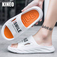 KINEO หมอนรองนั่งสำหรับชายและหญิง,รองเท้าแตะสไลด์ทรงหมอนนุ่มกันลื่นหนารองเท้าแตะในห้องน้ำนวดรองเท้าใส่ในบ้านสำหรับคู่รักผู้ใหญ่ในร่มและกลางแจ้งรองเท้าแตะชายหาด