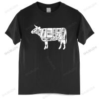 [COD]เสื้อยืดผ้าฝ้าย พิมพ์ลายวัวมังสวิรัติ มังสวิรัติ หน้าร้อน ขนาดใหญ่ สําหรับผู้ชายS-5XL  8ARP