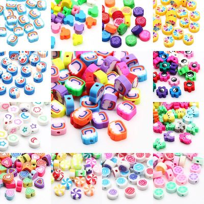 9mm Cartoon Polymer Clay Spacer Beads For DIY Child Jewelry Making Crafts Handmade Earrings Necklace Bracelet Charm Accessories DIY accessories and ot