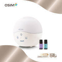 OSIM เซตเครื่องทำความชื้นอโรมา uMist Aroma + น้ำมันหอมระเหย Home Fragrance Oils กลิ่น Lavender 1 ขวด และ Aroma Tea 1 ขวด