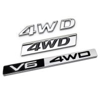 NEW Modified V6 4WD Metal Car Sticker for Hyundai Sonata IX35 Elantra accent Auto Rear Emblem Badge