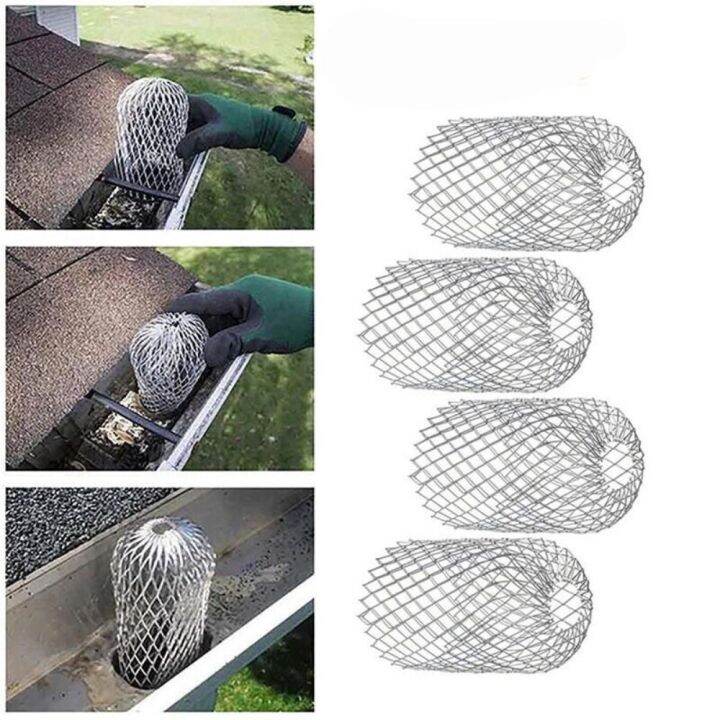 Plumbing Fitting Downpipe Strainer Leaf Debris Trap Gutter Guard Rain