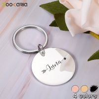 Personalized Dog ID Tag Anti-lost Mirror Pet Name Tags Plates Free Engraving Dogs Cats Kitten ID Tag Nameplate Pendant for Pets