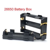 26650 Battery Holder SMD for 26650 Black with Bronze Pins Gold Plated for 26650 3.7V Rechargeable Batteries Hold Case Box