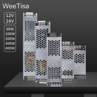 Power Supply for Led Strips AC110V 220V to DC 12V 24V Voltage Converter Transformers 60W 100W 200W 300W 400W Source Adapter Electrical Circuitry Parts